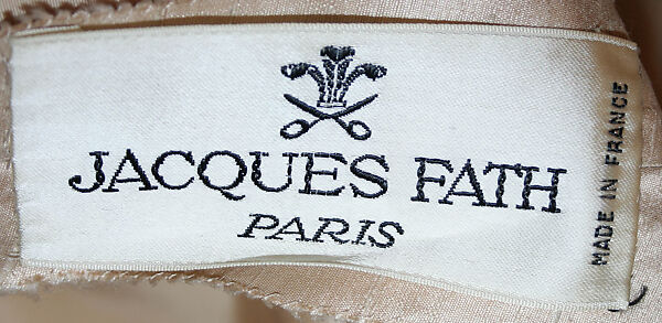 Dress, Jacques Fath (French, 1912–1954), silk, rayon, leather, French