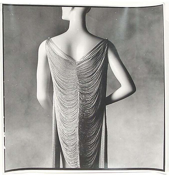 Evening dress, Madeleine Vionnet (French, Chilleurs-aux-Bois 1876–1975 Paris), silk, American or European