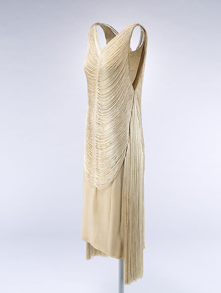 Evening dress, Madeleine Vionnet (French, Chilleurs-aux-Bois 1876–1975 Paris), silk, American or European