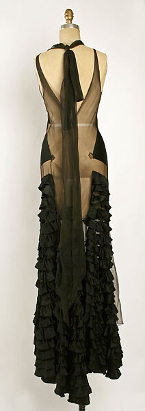 Evening dress, House of Vionnet (French, active 1912–14; 1918–39), silk, French