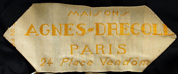 Evening coat, Maisons Agnès-Drecoll (French, 1931–1963), silk, French