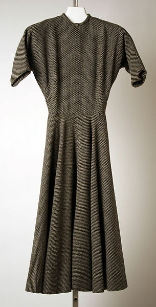 Dress, Anne Fogarty (American, Pittsburgh, Pennsylvania 1919–1980 New York), wool, American 