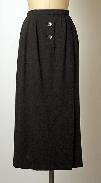 Ensemble, House of Dior (French, founded 1946), wool, silk, French