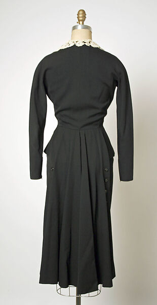 Dress, Jacques Fath (French, 1912–1954), wool, French