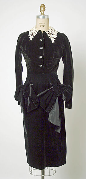 Dress, Jacques Fath (French, 1912–1954), silk, French 