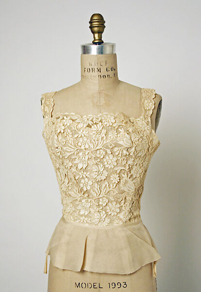 Dinner dress, House of Dior (French, founded 1946), cotton, silk, French