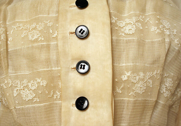 Cocktail dress, Jacques Fath (French, 1912–1954), cotton, bone, leather, French