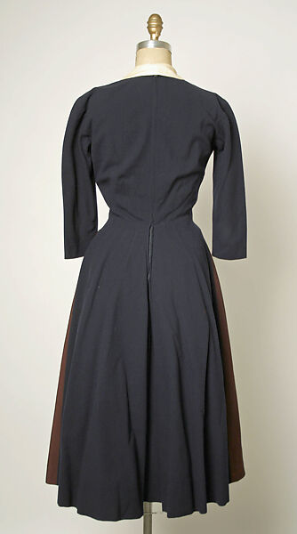 "Varennes", Jacques Fath (French, 1912–1954), wool, rayon, French