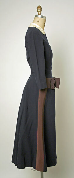 "Varennes", Jacques Fath (French, 1912–1954), wool, rayon, French