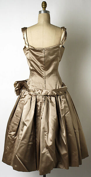 Cocktail dress, House of Dior (French, founded 1946), silk, French