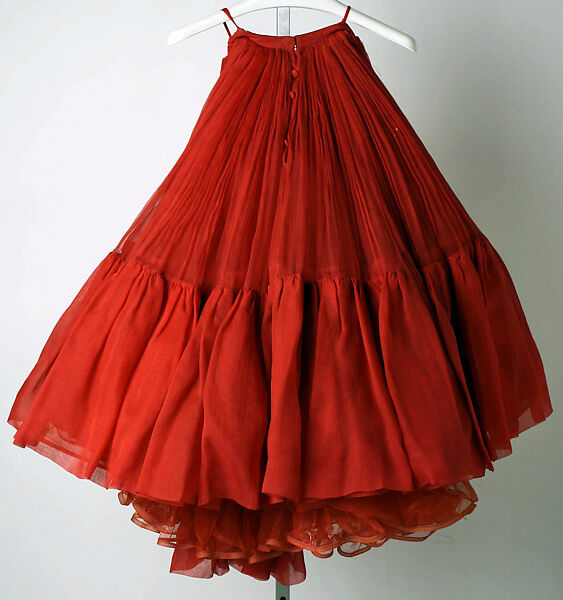 Evening dress, House of Dior (French, founded 1946), silk, French