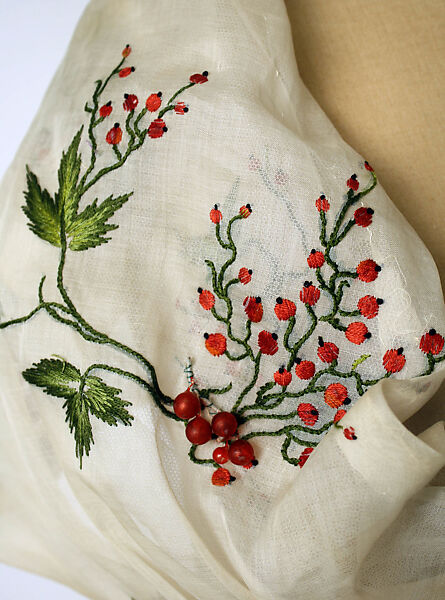 "Robinson", House of Dior (French, founded 1946), cotton, silk, glass, French