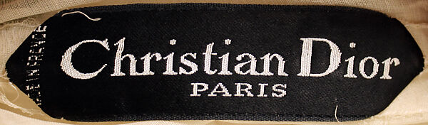 "Robinson", House of Dior (French, founded 1946), cotton, silk, glass, French