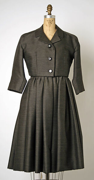 Ensemble, House of Dior (French, founded 1946), wool, French 