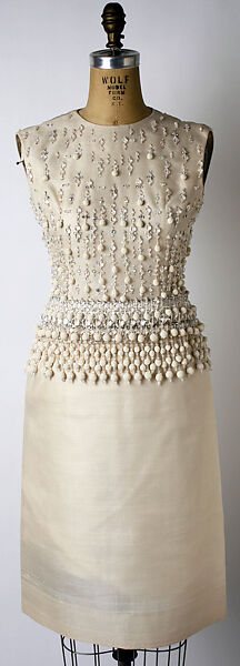 "Teheran", House of Dior (French, founded 1946), silk, glass beads, French