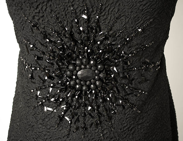 "Onyx", House of Dior (French, founded 1946), silk, jet, French