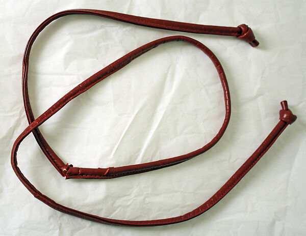 Dress, Anne Fogarty (American, Pittsburgh, Pennsylvania 1919–1980 New York), wool, leather, American