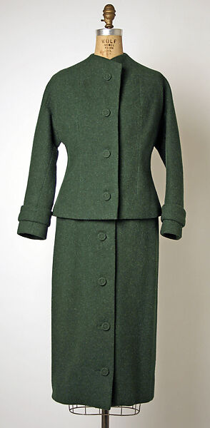 "Solfatare", House of Dior (French, founded 1946), wool, French