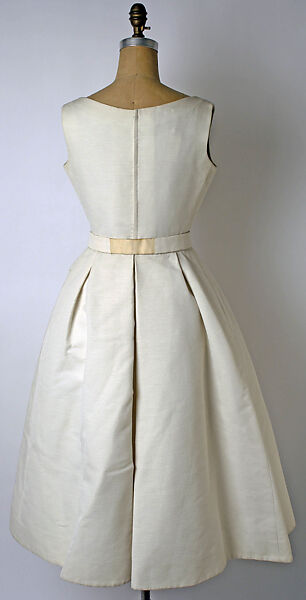 Dinner dress, House of Dior (French, founded 1946), cotton, nylon, French