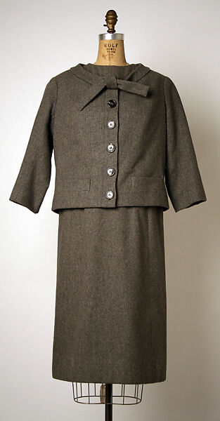 Ensemble, House of Dior (French, founded 1946), wool, French 