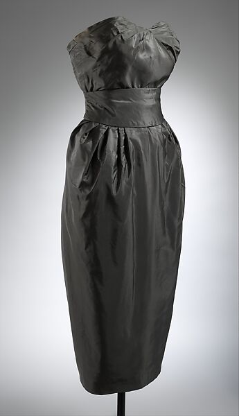 Dinner dress, House of Dior (French, founded 1946), silk, French 