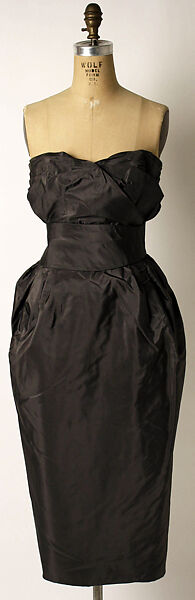 Dinner dress, House of Dior (French, founded 1946), silk, French