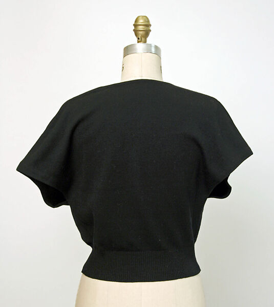 Pullover sweater, Elsa Schiaparelli (Italian, 1890–1973), wool, silk, French