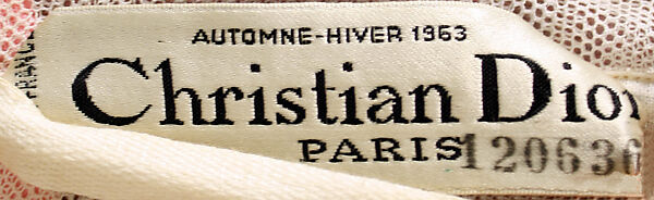 "Rosemonde", House of Dior (French, founded 1946), silk, glass beading, French