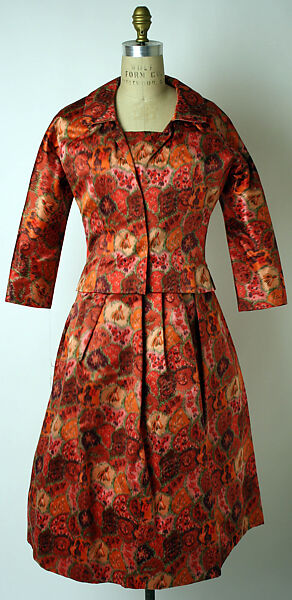 Evening ensemble, House of Dior (French, founded 1946), silk, French 