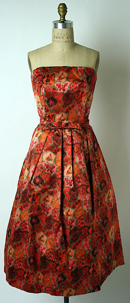 Evening ensemble, House of Dior (French, founded 1946), silk, French