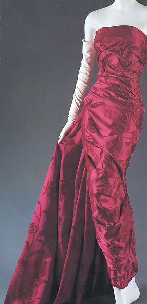 Evening dress, House of Dior (French, founded 1947), silk, French 