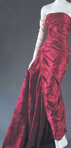 Evening dress, House of Dior (French, founded 1946), silk, French 