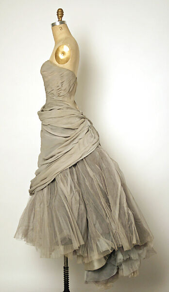 Evening dress, Charles James (American, born Great Britain, 1906–1978), silk, American