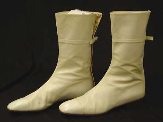 Boots, André Courrèges (French, Pau 1923–2016 Neuilly-sur-Seine), leather, French