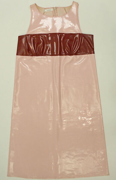 Dress, Joan "Tiger" Morse (1932–1972), plastic (polyvinyl chloride), American 