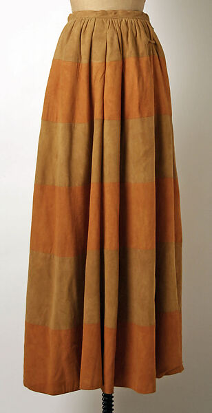 Evening ensemble, Bonnie Cashin (American, Oakland, California 1908–2000 New York), wool, leather, American