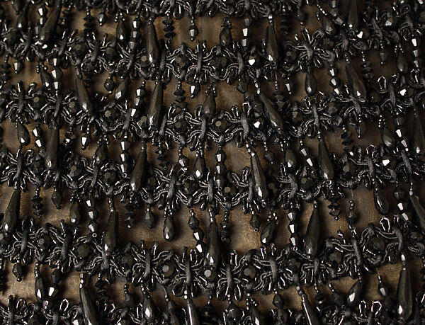 "Polchinelle", House of Dior (French, founded 1946), silk, fur, jet, leather, French