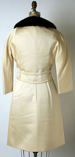 "Polchinelle", House of Dior (French, founded 1946), silk, fur, jet, leather, French