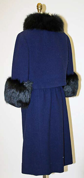 Suit, Norman Norell (American, Noblesville, Indiana 1900–1972 New York), wool, fur, leather, American