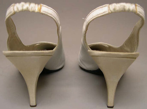 Evening ensemble, House of Dior (French, founded 1946), (a-d) silk ; (c, d) leather, French