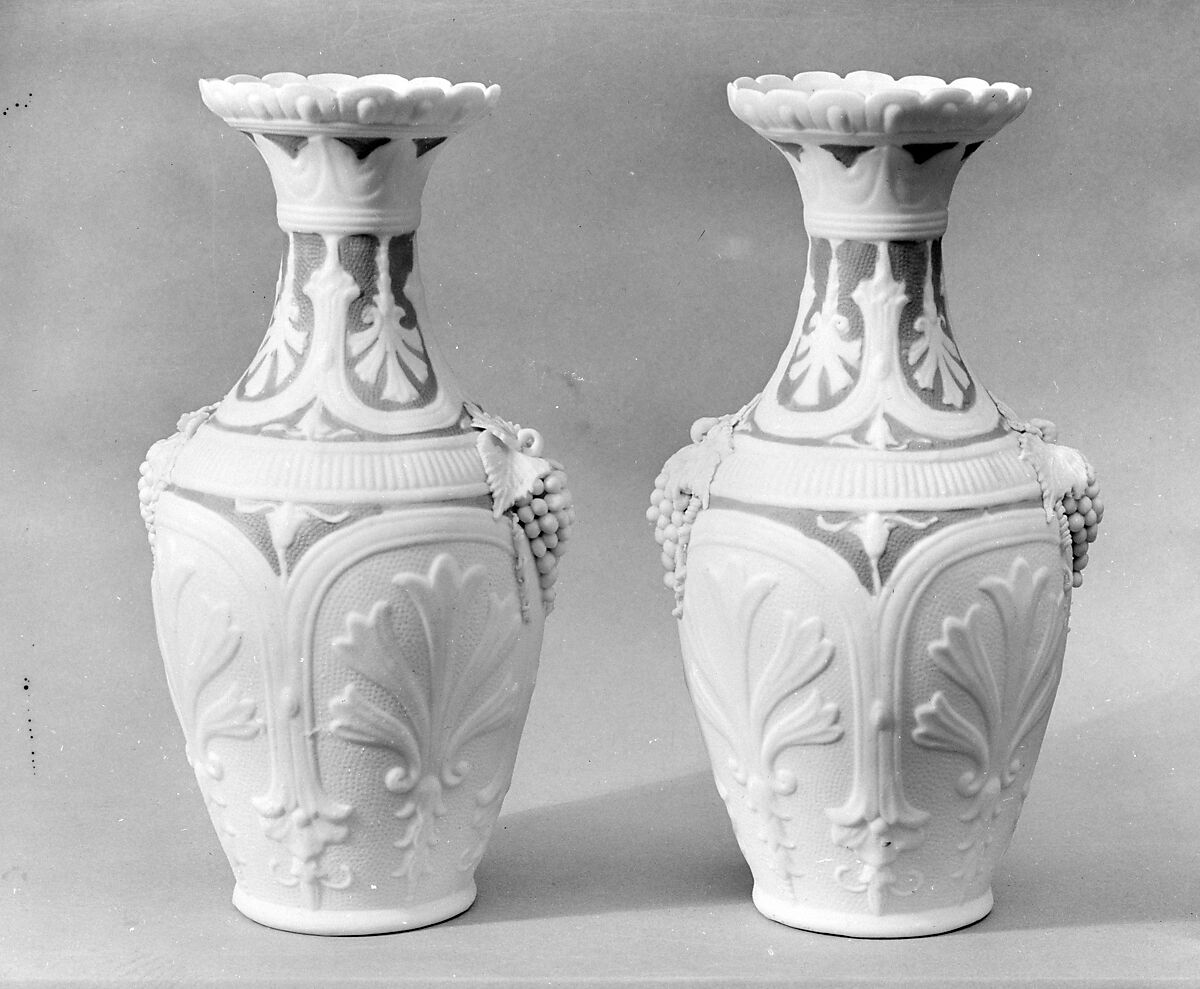 Vase, Parian porcelain, American 