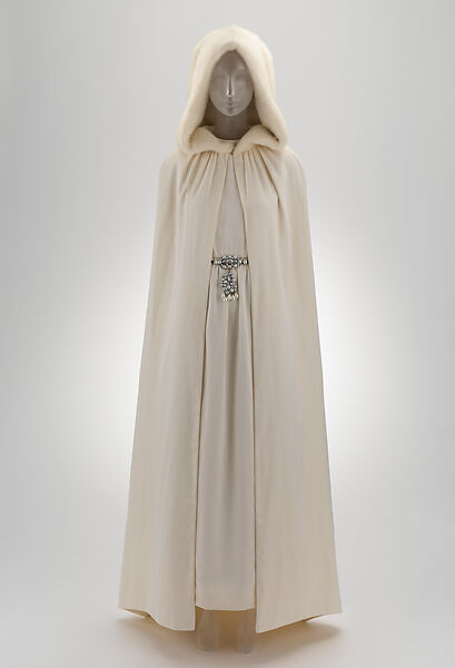 Wedding ensemble, House of Dior (French, founded 1946), fur, nylon, metal, French 