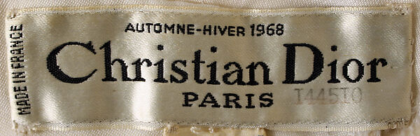 Wedding ensemble, House of Dior (French, founded 1946), fur, nylon, metal, French