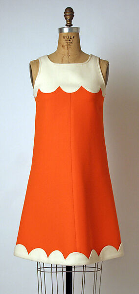 Dress, André Courrèges (French, Pau 1923–2016 Neuilly-sur-Seine), wool, French 