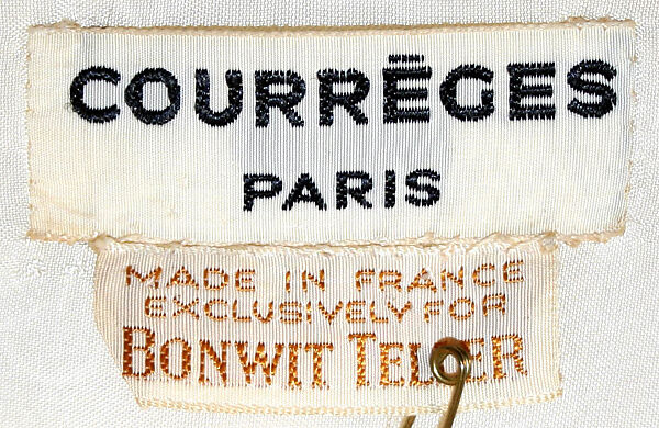 Dress, André Courrèges (French, Pau 1923–2016 Neuilly-sur-Seine), wool, French