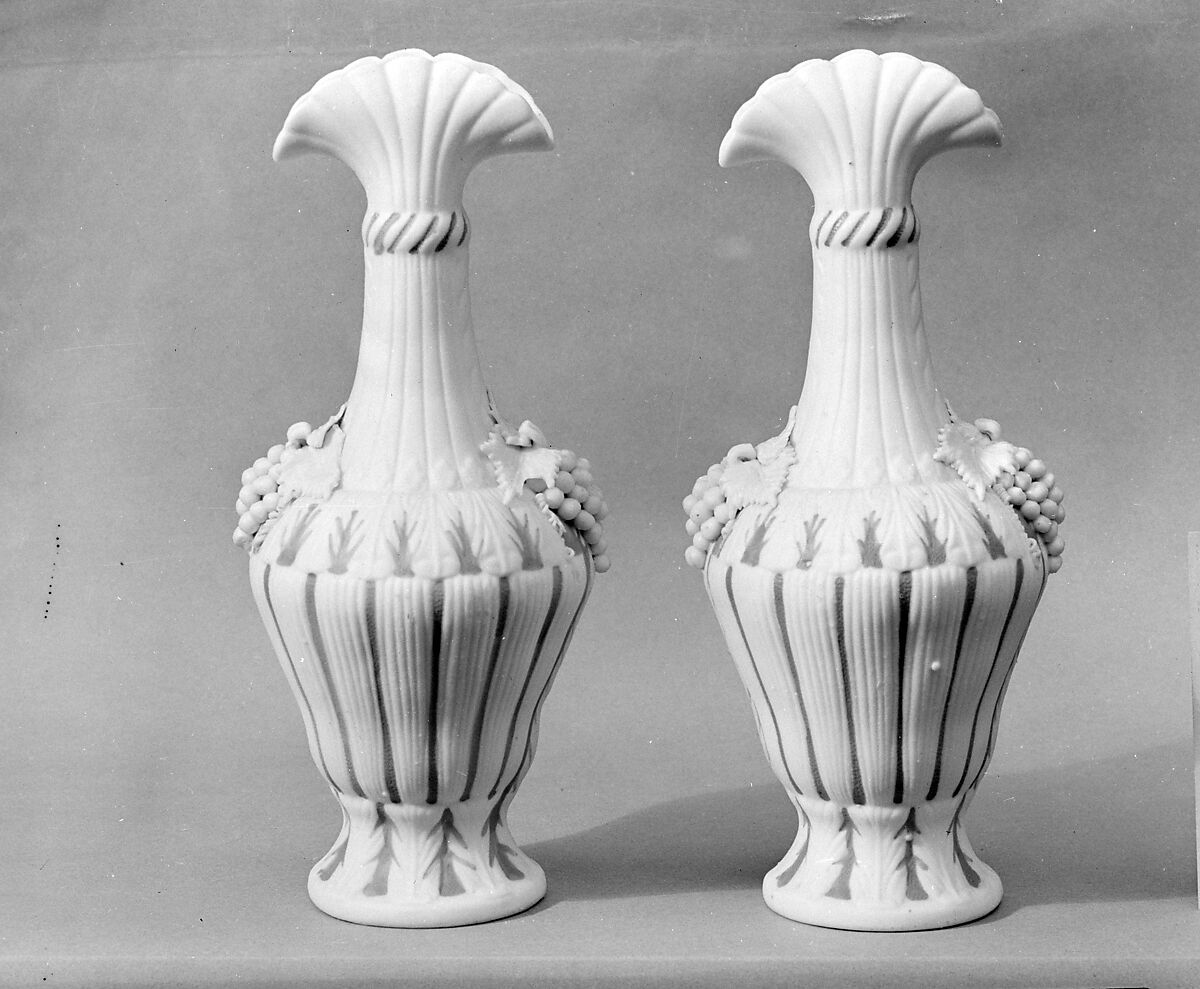 Vase, Parian porcelain, American