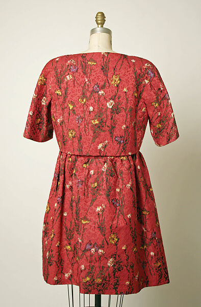 Evening ensemble, House of Balenciaga (French, founded 1937), silk, silk satin lining, French
