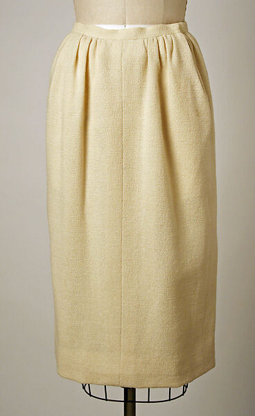Dinner dress, House of Balenciaga (French, founded 1937), wool, French