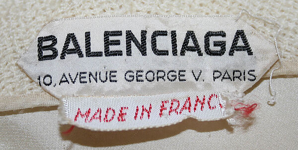 Dinner dress, House of Balenciaga (French, founded 1937), wool, French