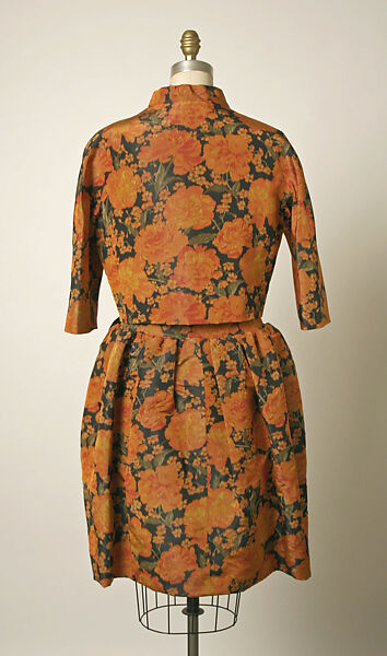 Cocktail dress, House of Balenciaga (French, founded 1937), silk, French